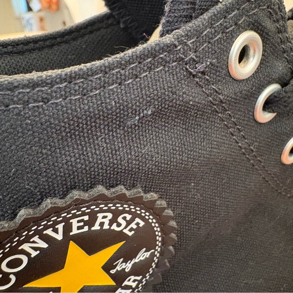 NWT! Men’s black Jean-Michel Basquiat x Chuck Taylor All Star High! Size 13 - Picture 7 of 8